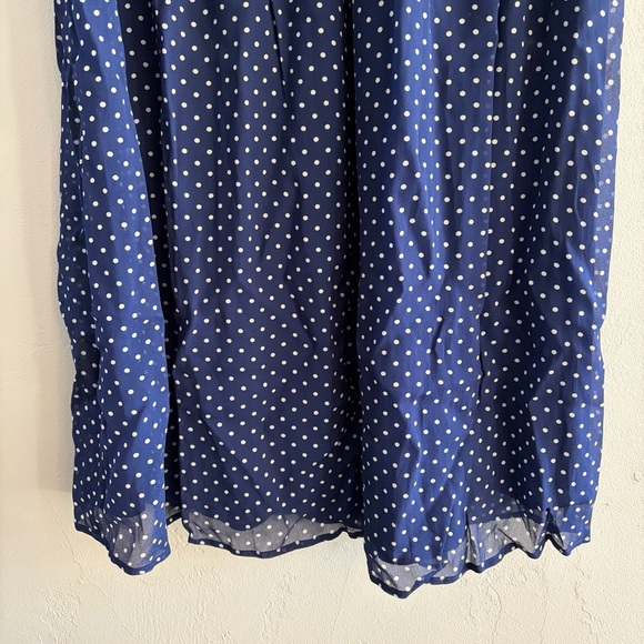 Hill House Cosima Nap Dress in Navy Polka Dot - Picture 5 of 10